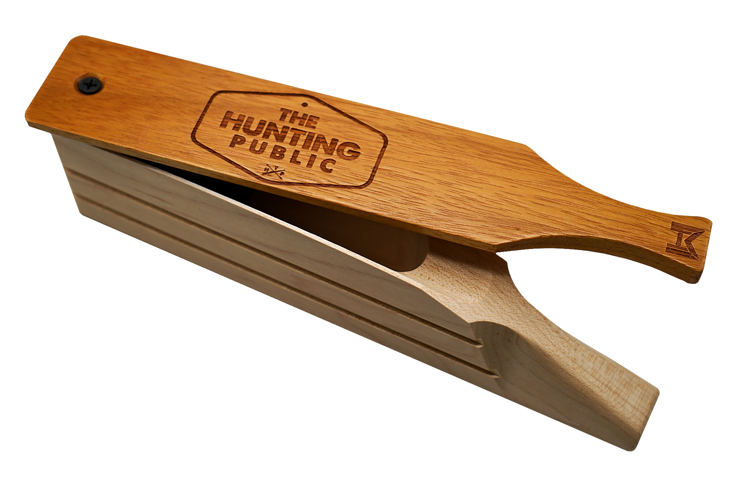 Wooden duck call engraved The Hunting Public