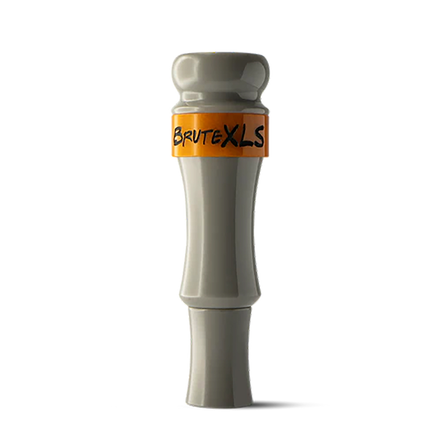 Gray duck call with orange BRUTEXLS band