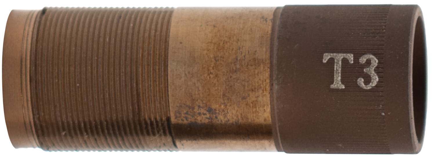 Threaded metal choke tube marked T3