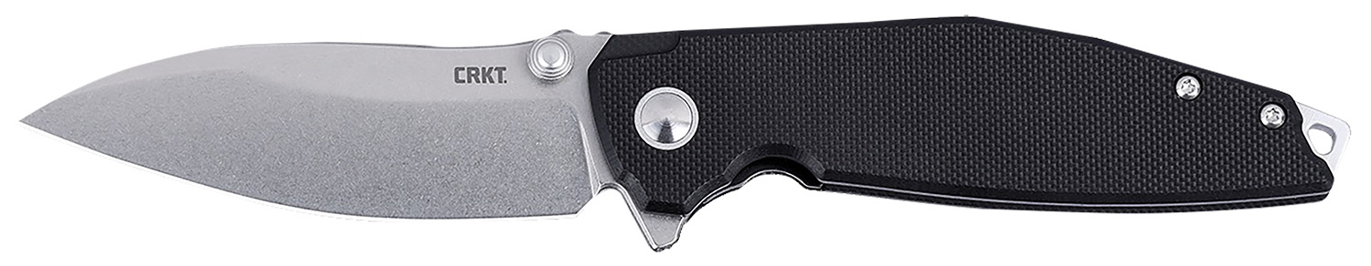 CRKT folding knife with black handle