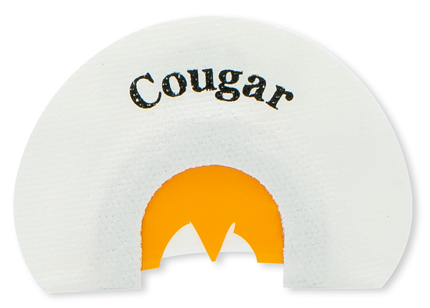 White door hanger with cougar logo