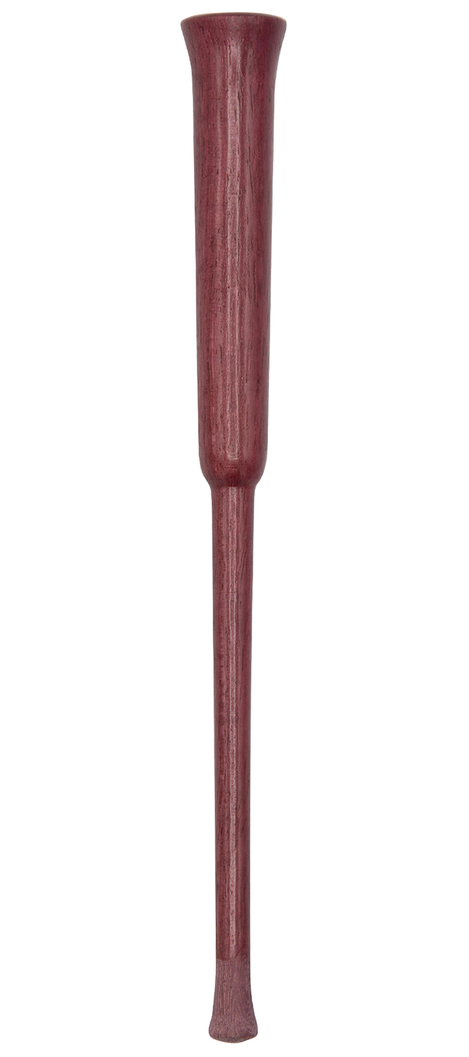 Reddish wooden club with tapered handle