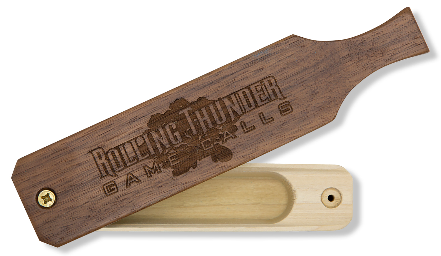 Wooden Rolling Thunder turkey box game call