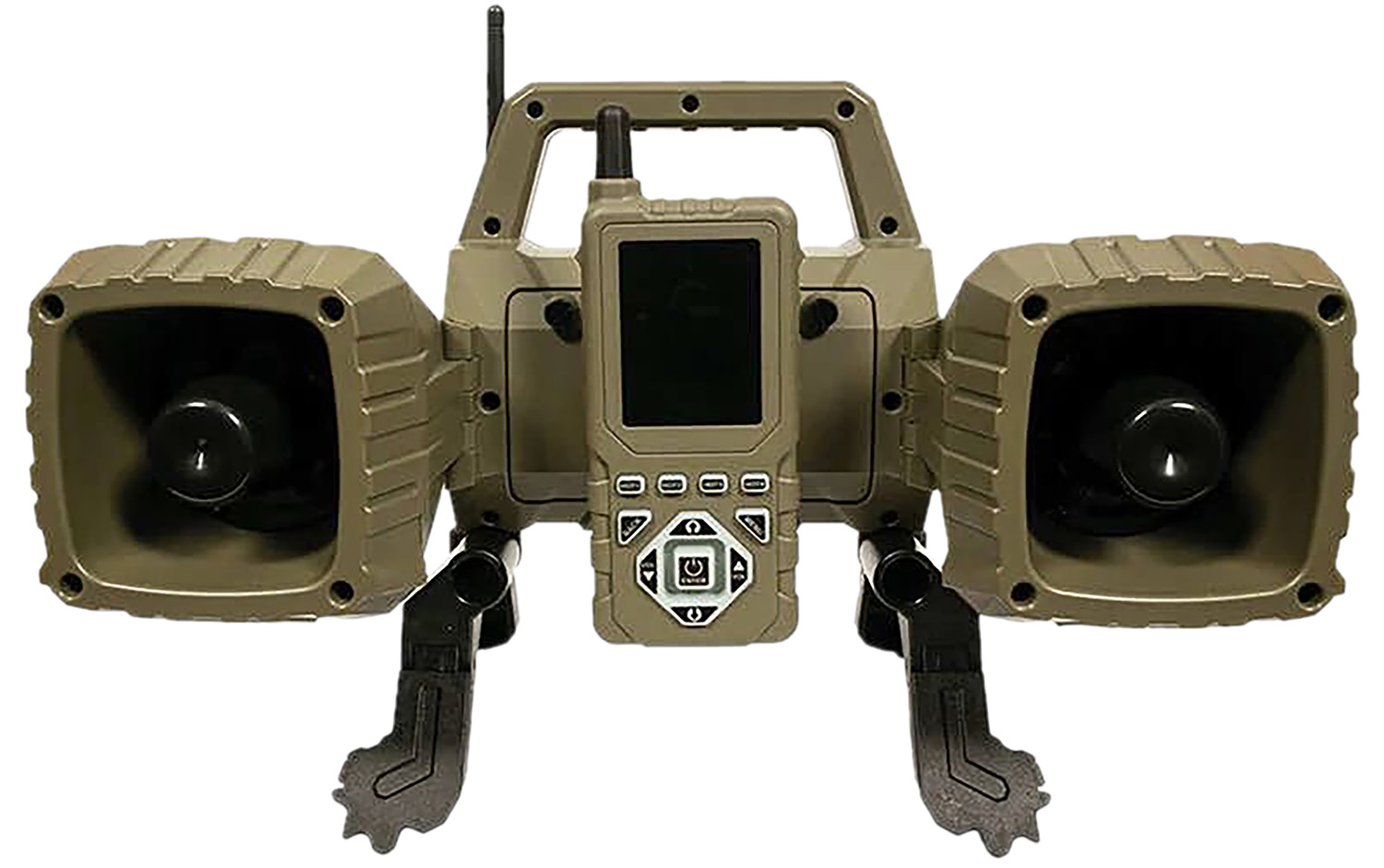 Military-style long-range acoustic device with dual speakers