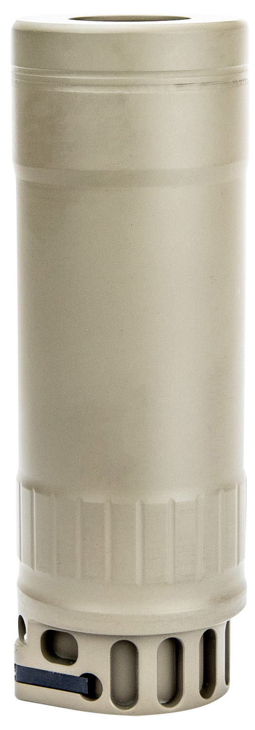 Beige cylindrical plastic device with vented base
