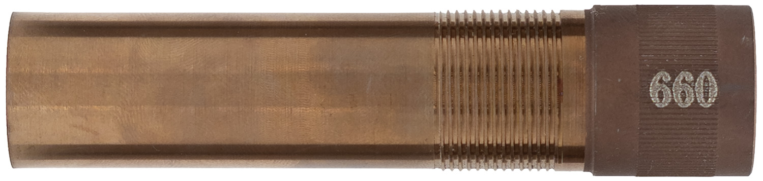 Brown shotgun choke tube marked 660