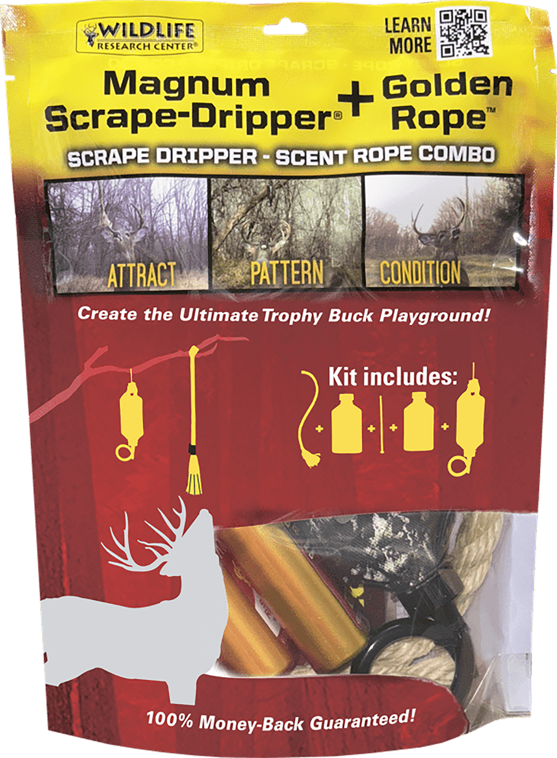 Magnum Scrape-Dripper Golden Rope deer scent kit