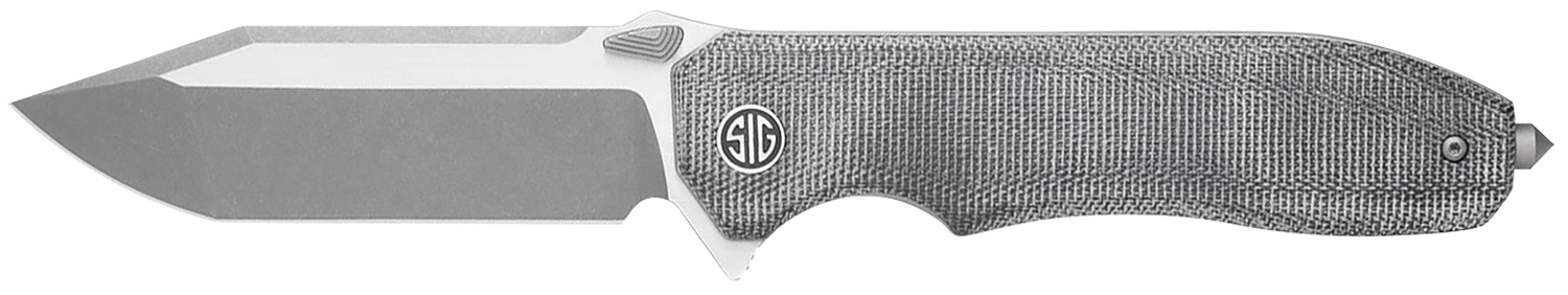 SIG-branded folding knife with textured handle