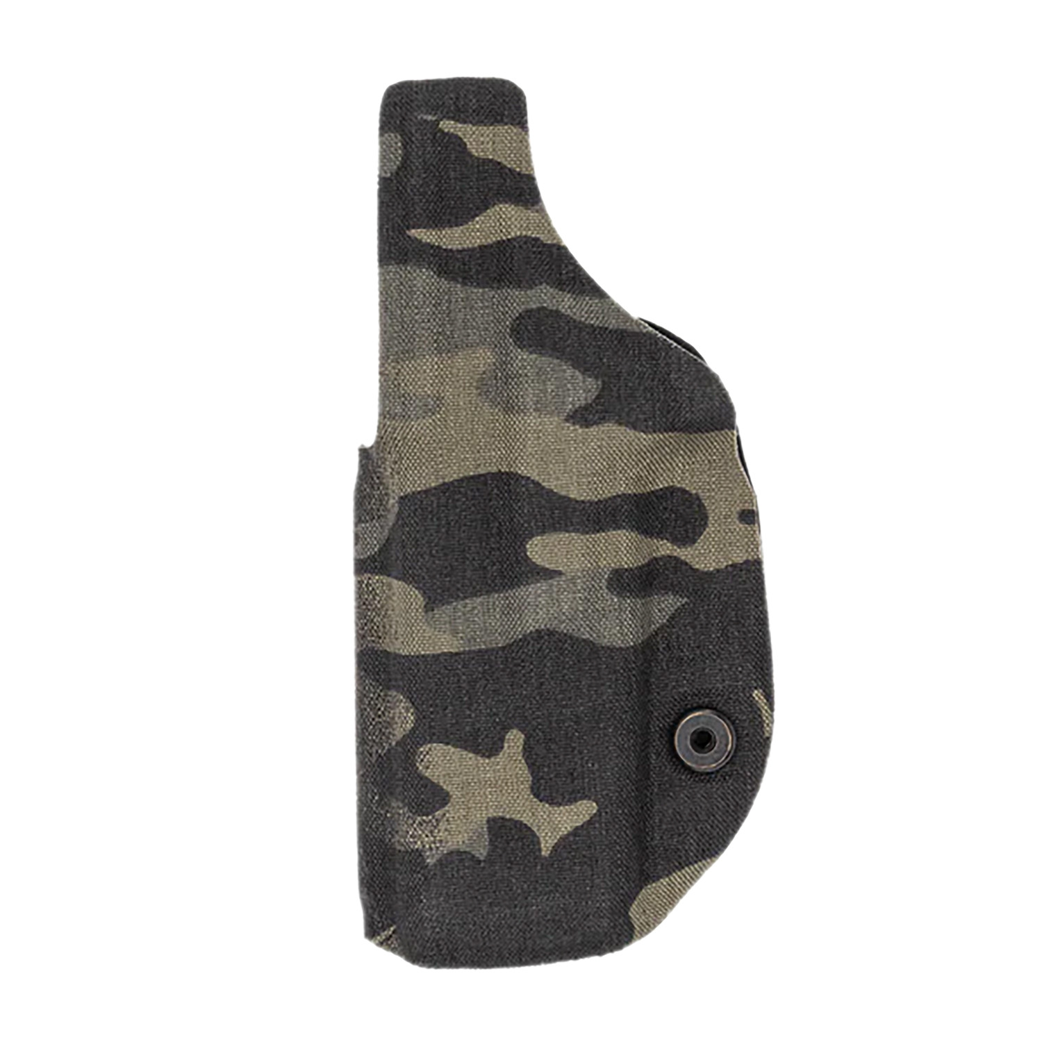 Camouflage handgun holster on white background