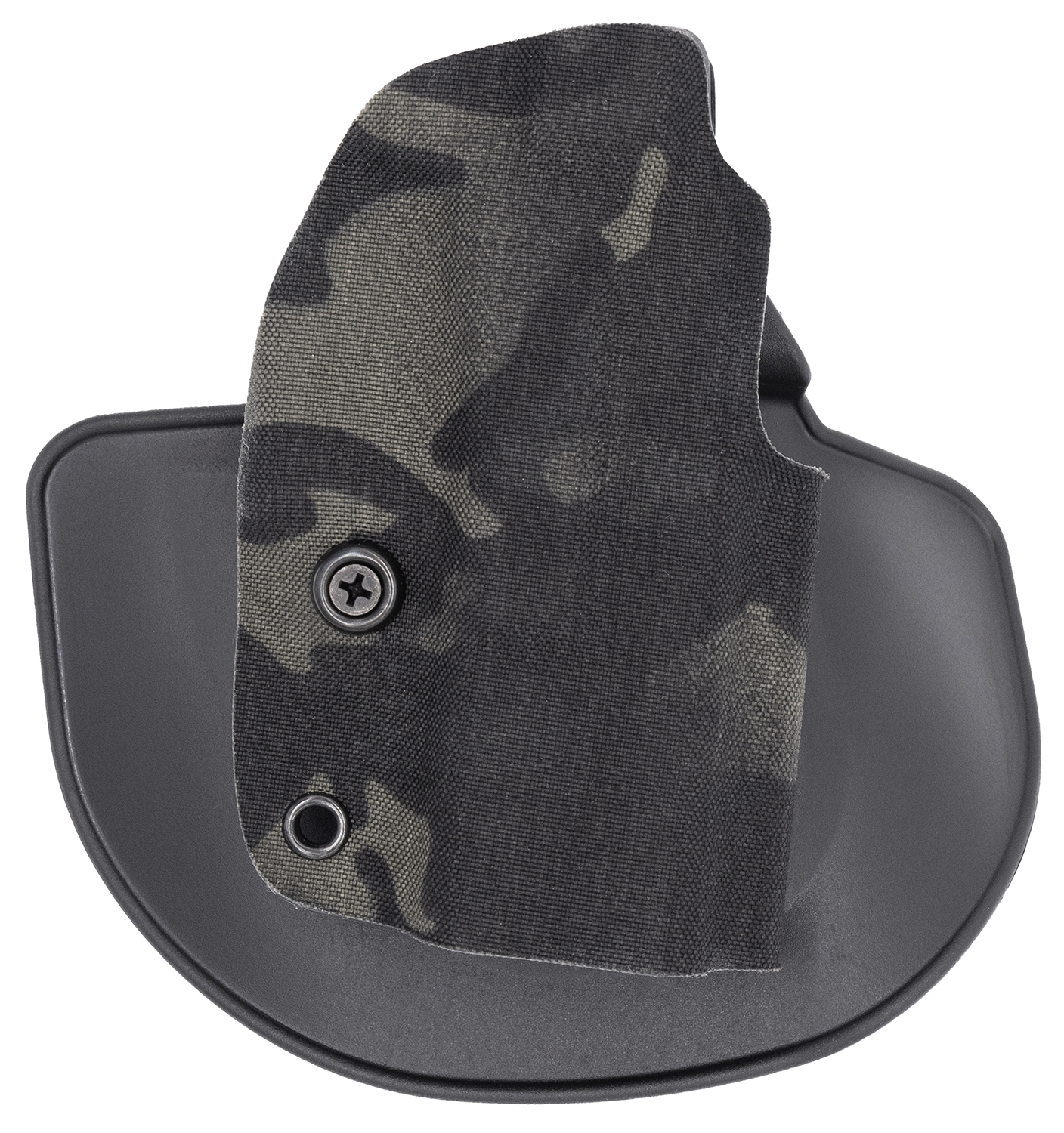 Black and camo concealed carry handgun holster