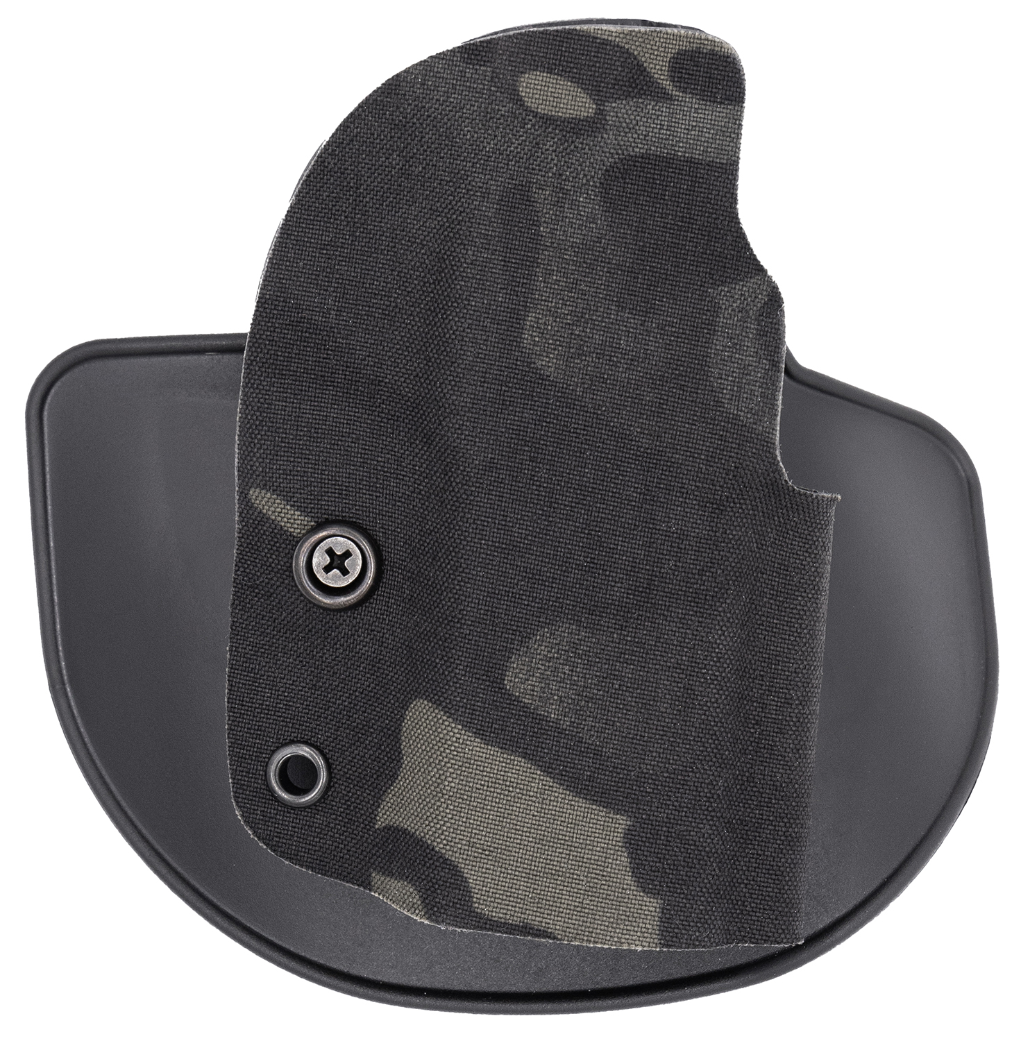 Black camo concealed carry handgun holster