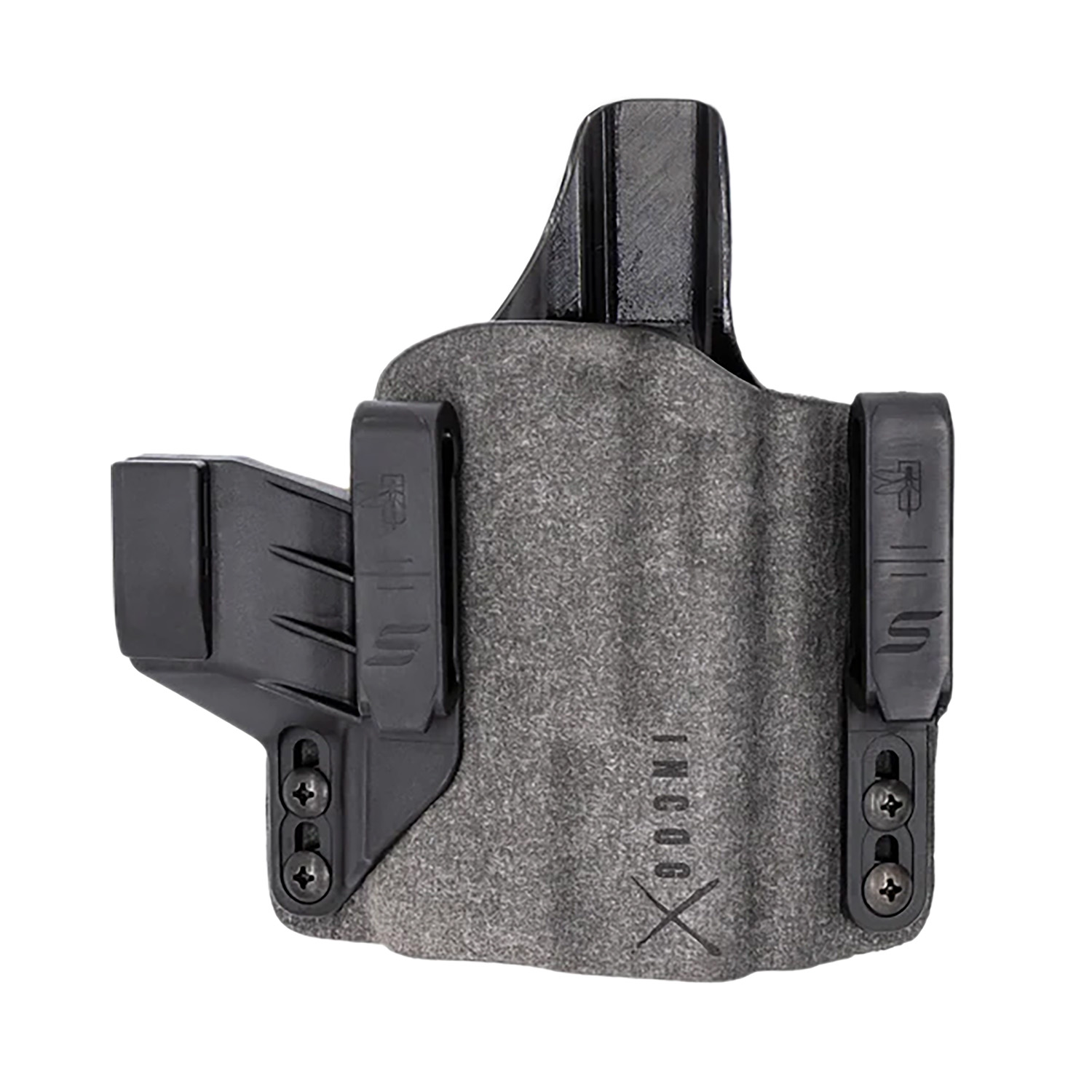 Gray Kydex concealed carry pistol holster