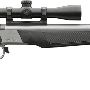 Bolt-action rifle with mounted scope