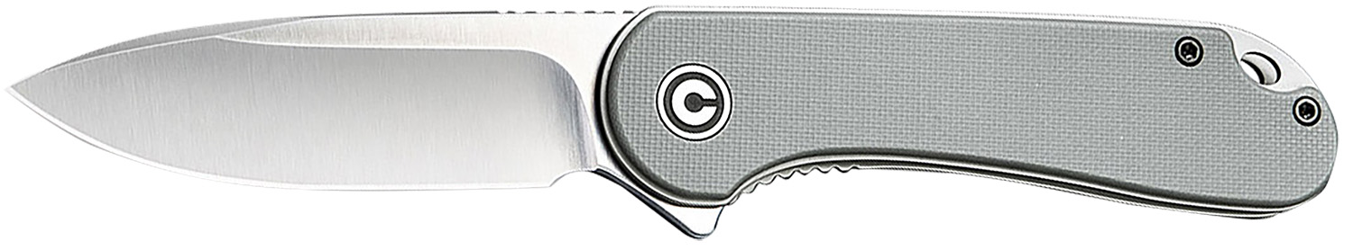 Open folding pocket knife with metal handle