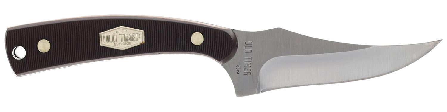 Old Timer fixed-blade knife with wooden handle