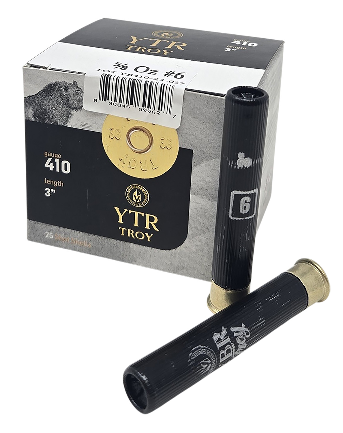 Box of YTR Troy .410 shotgun shells