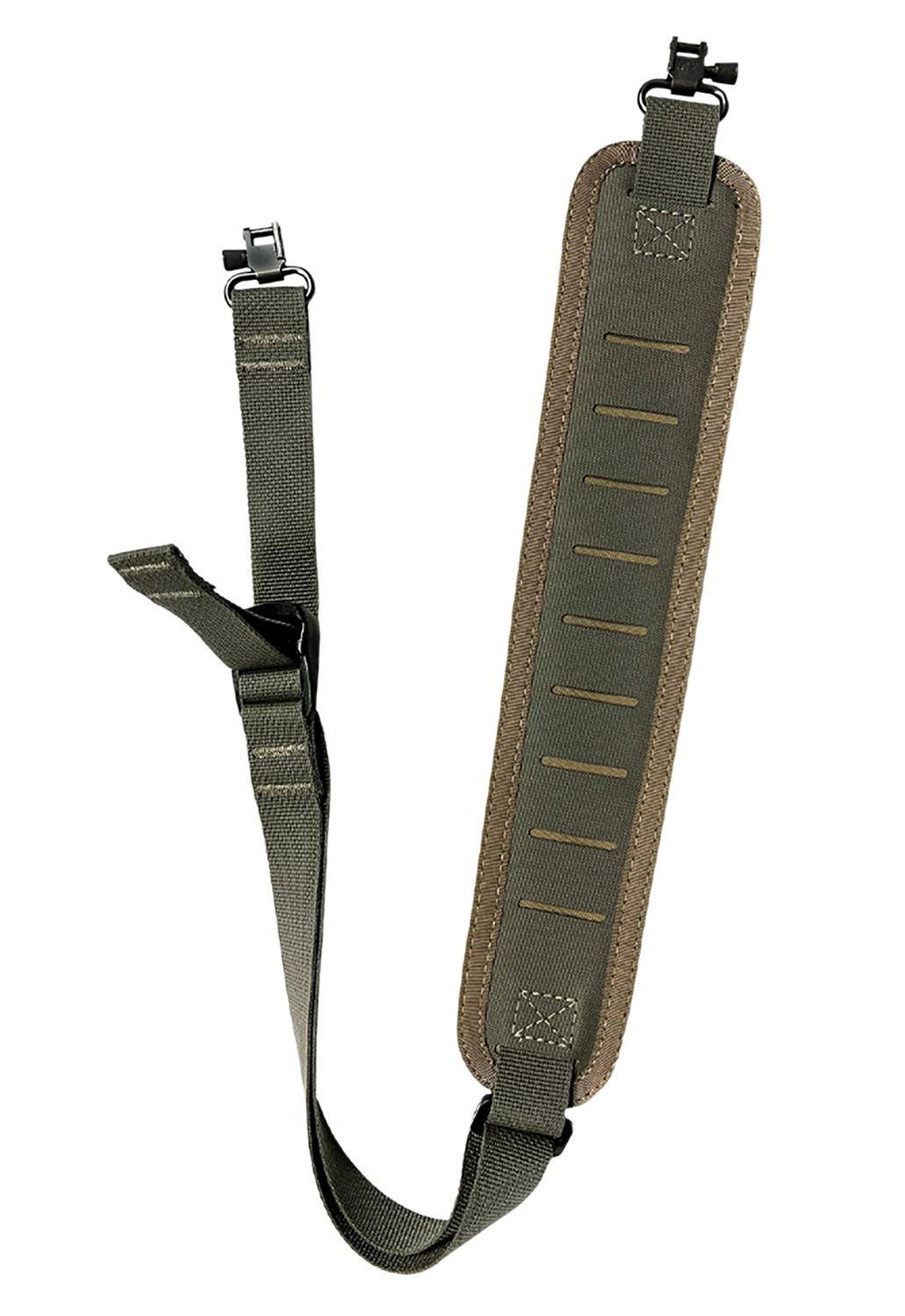 Olive drab padded tactical rifle sling