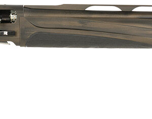 Side view of a modern hunting shotgun.