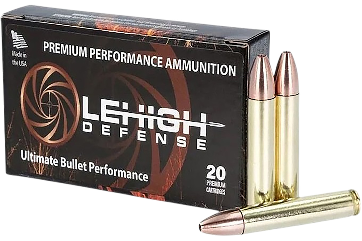 Lehigh Defense premium ammunition box and cartridges
