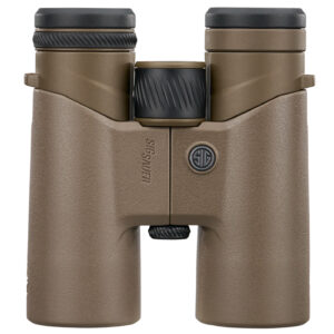 Tan SIG Sauer binoculars front view