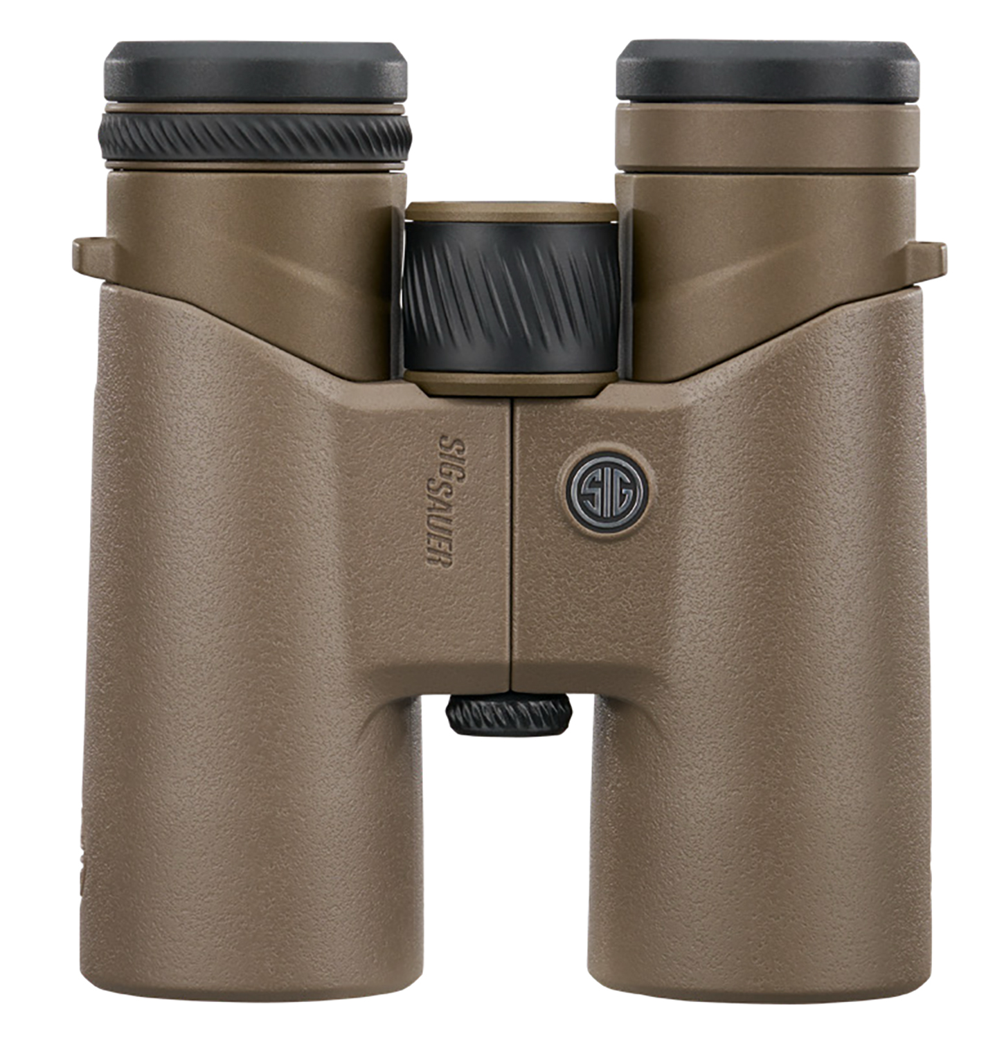 Tan SIG Sauer binoculars front view