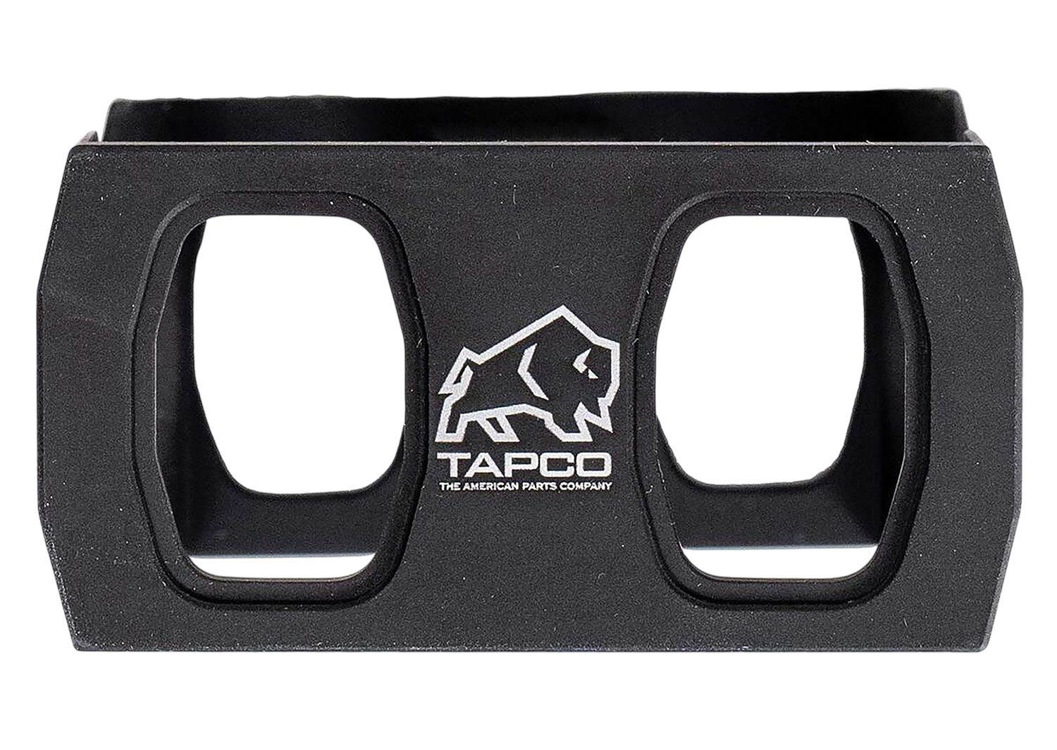 Black TAPCO accessory with dual rectangular openings