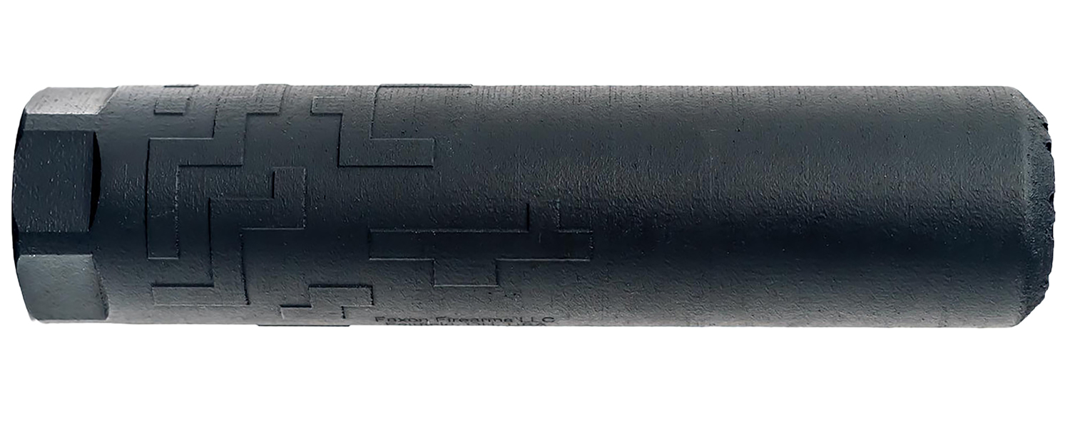 Black textured foam roller with hollow core