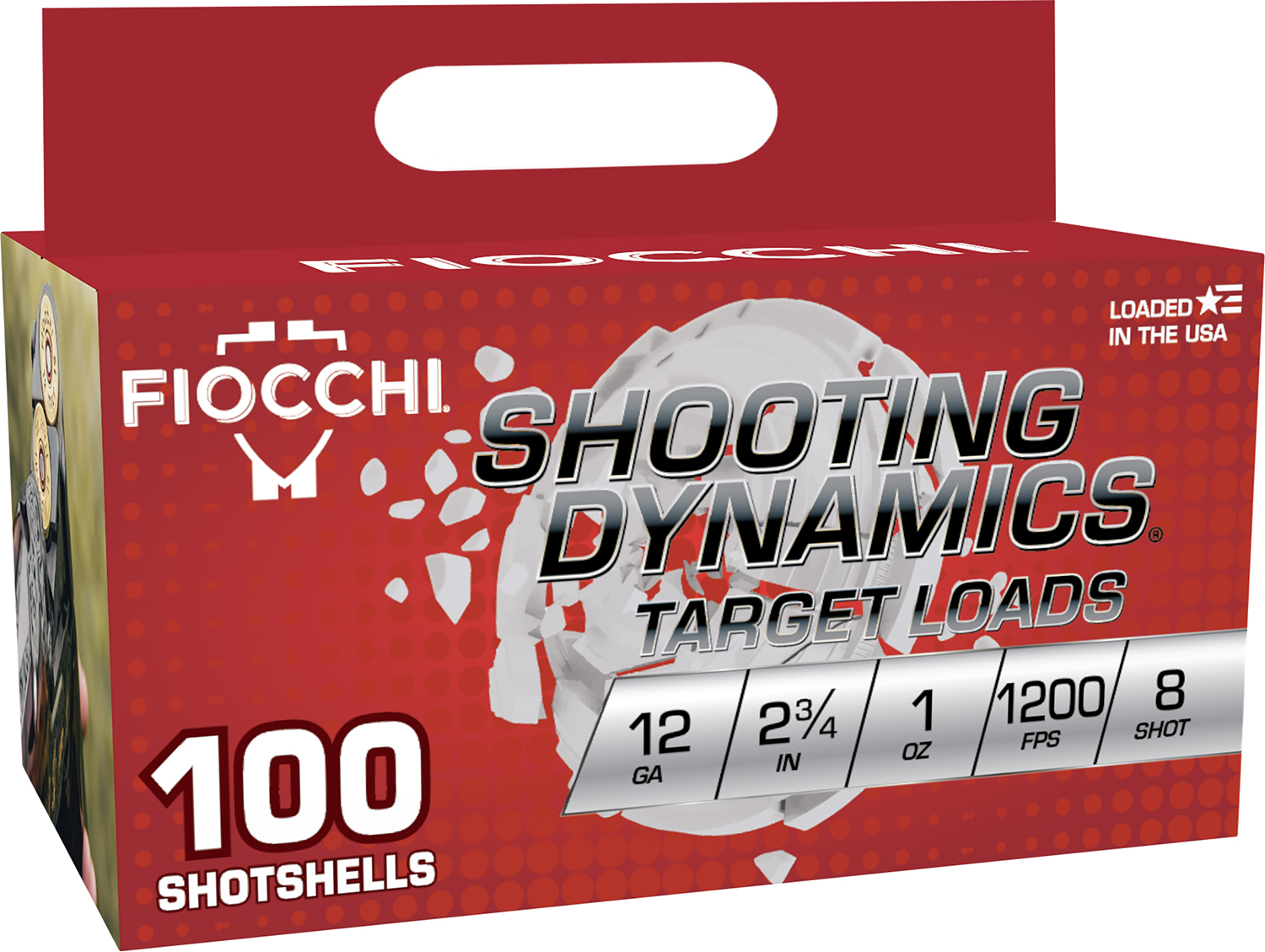 Fiocchi Shooting Dynamics 12-gauge target load shotshells box