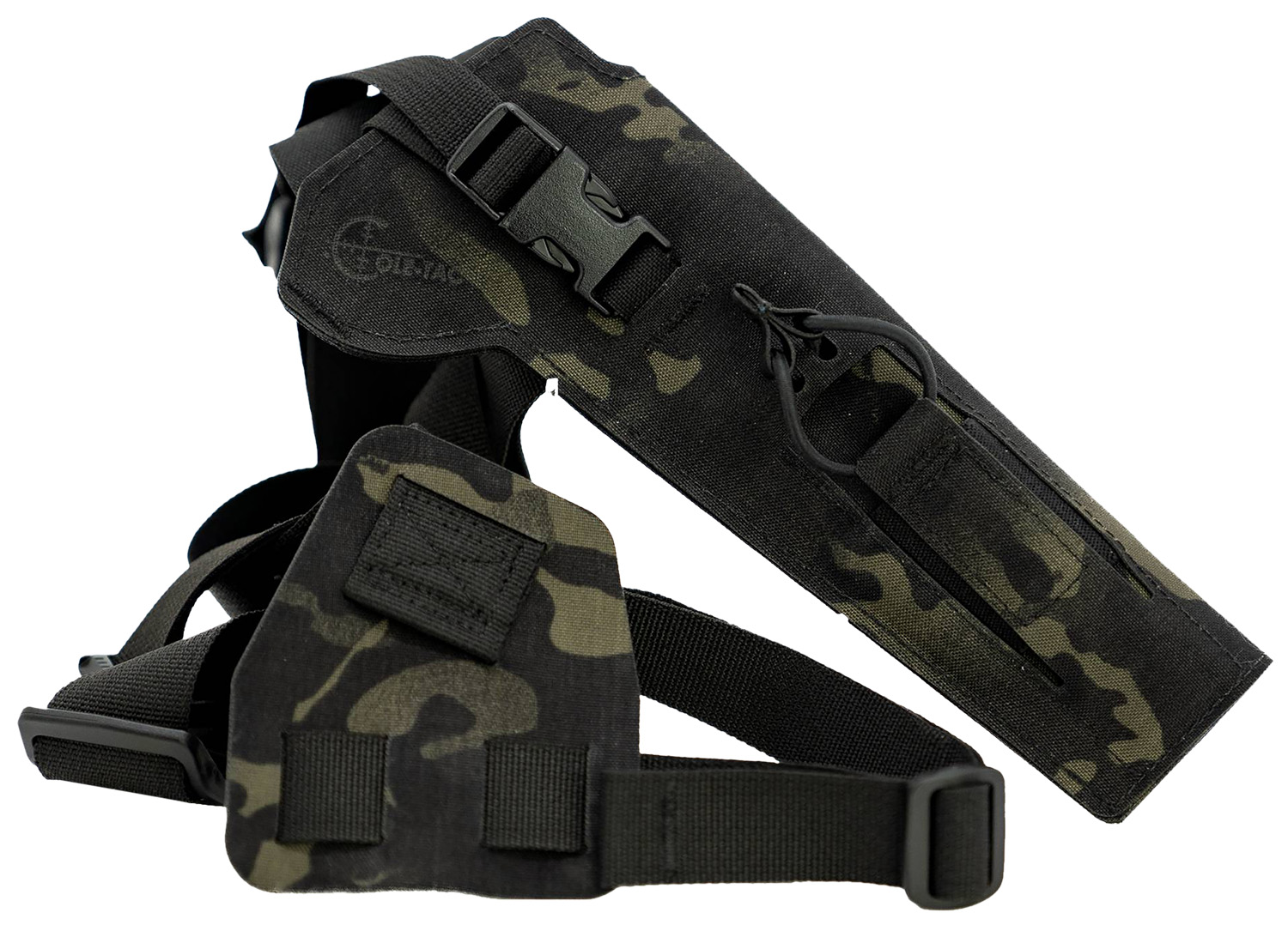 Camouflage tactical shoulder holster with adjustable straps