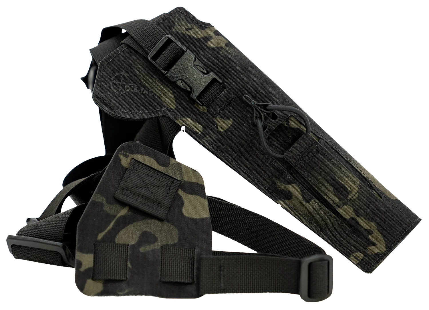 Camouflage tactical shoulder holster with adjustable strap