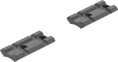 Two metal mounting rail components on white background