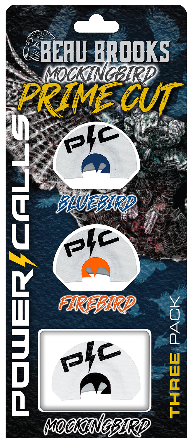 Beau Brooks Mockingbird Prime Cut turkey calls three-pack
