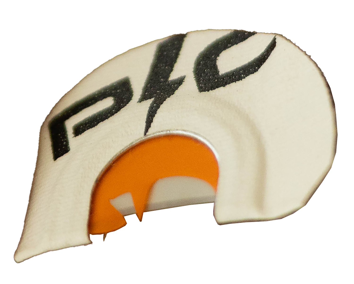 Slice of cake shaped with P40 lettering