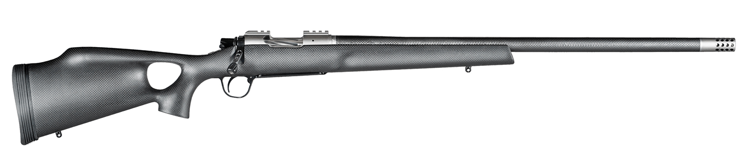 Carbon fiber rifle with sleek design