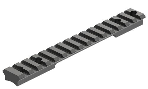 Black metal Picatinny rail mount