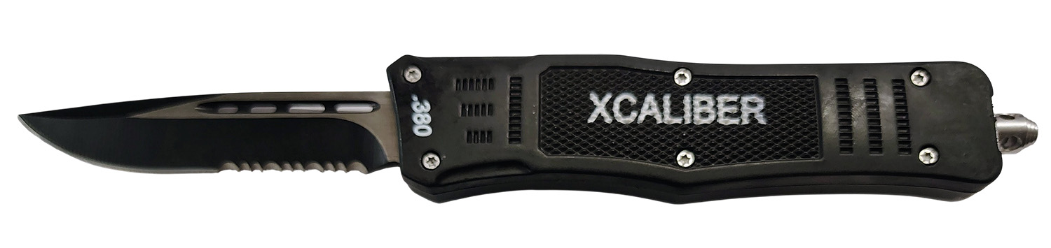 Black XCALIBER 380 folding pocket knife