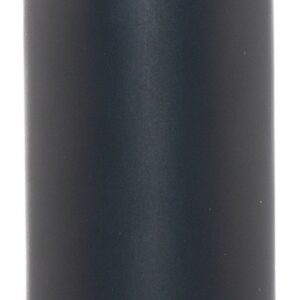 Black cylindrical 30 caliber firearm suppressor