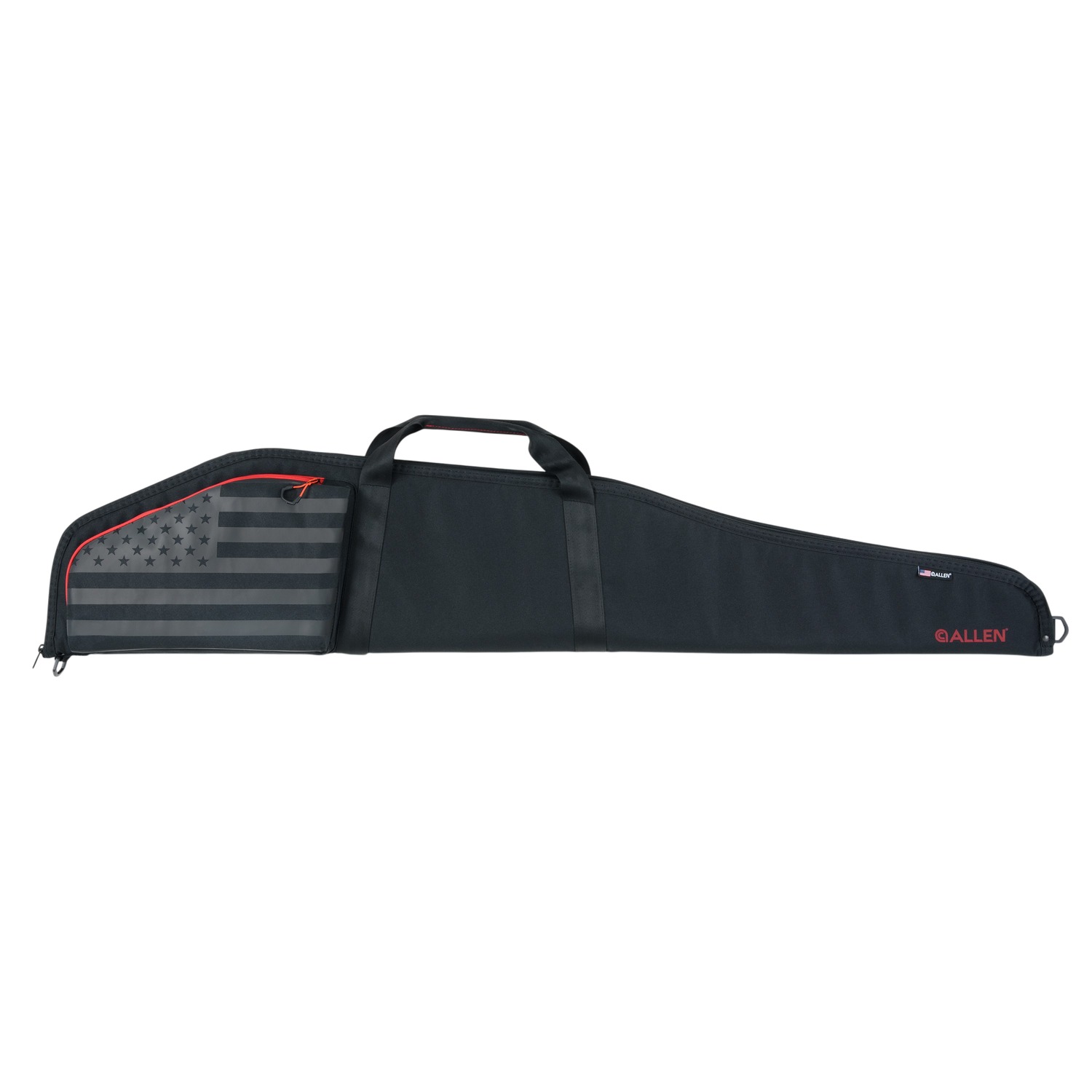 Black rifle soft case with American flag design