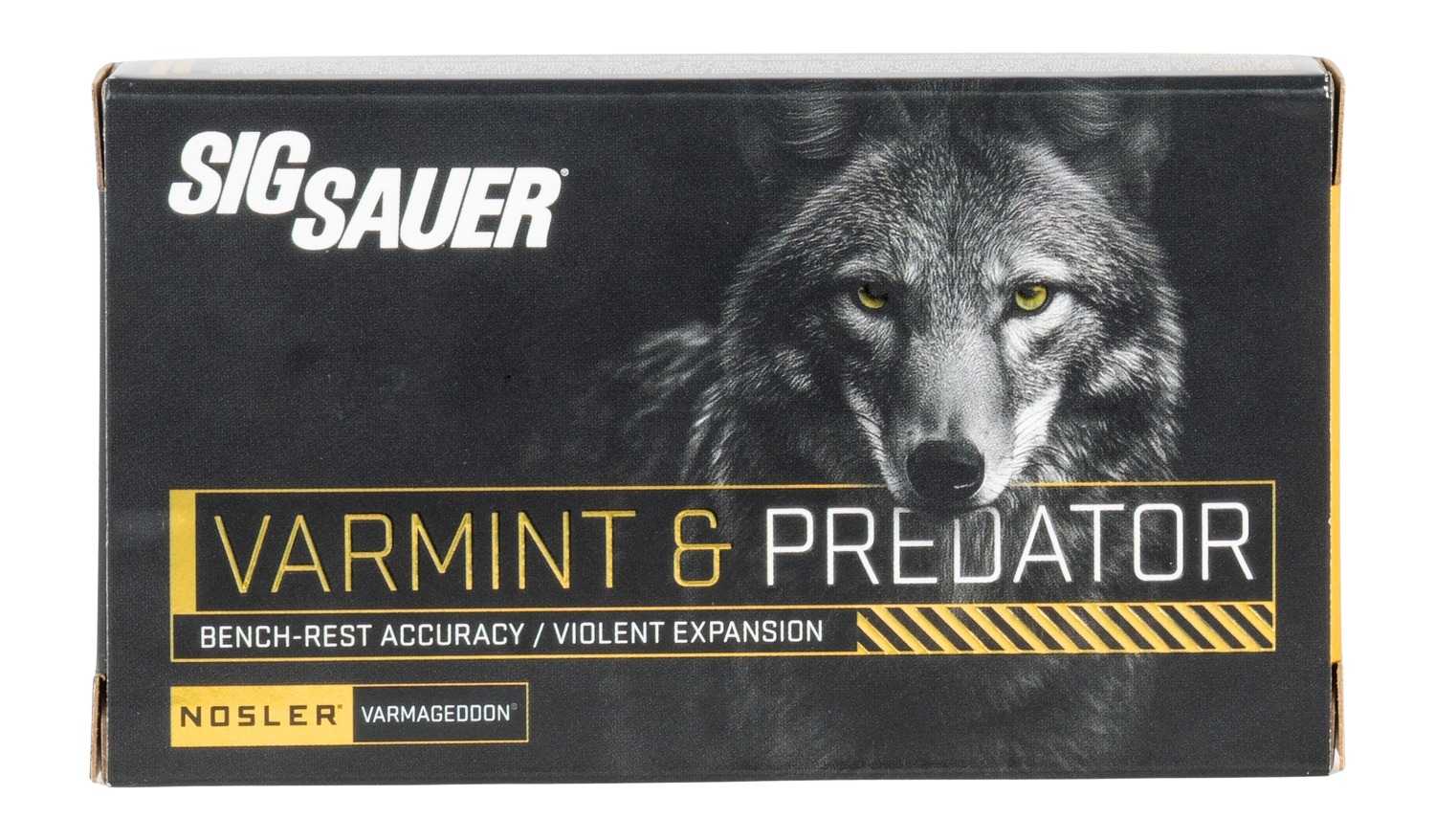 SIG Sauer Varmint & Predator ammunition box