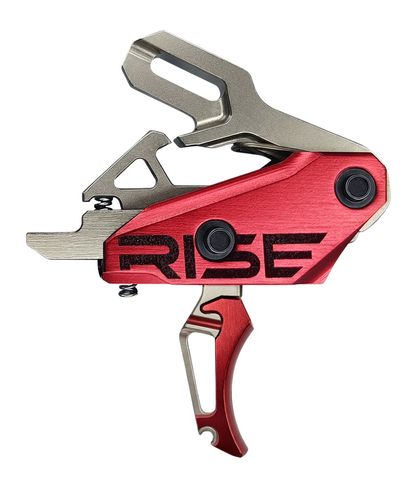 Red and silver mechanical device