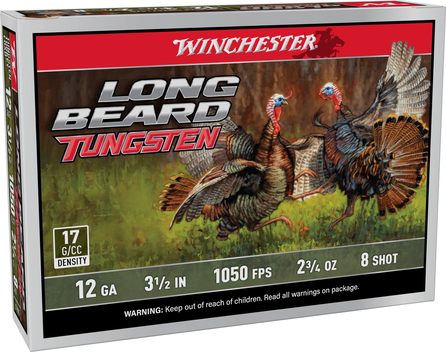 Winchester Long Beard Tungsten shotgun ammunition box