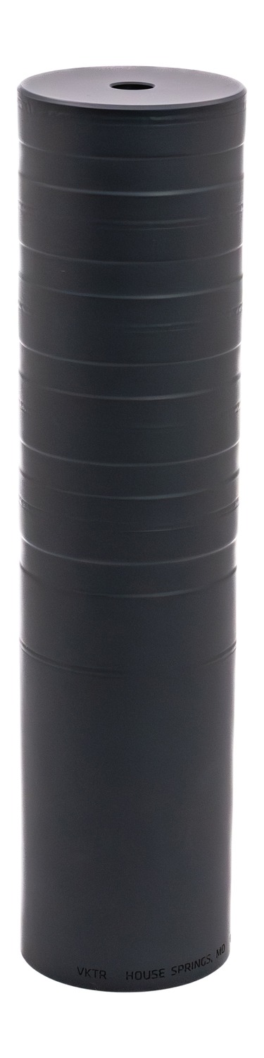 Black cylindrical suppressor with top hole