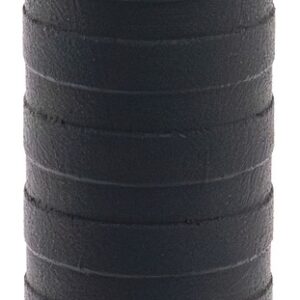 Black cylindrical .22 caliber suppressor