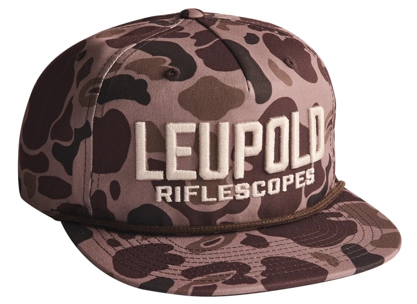 Camouflage Leupold Riflescopes snapback baseball cap
