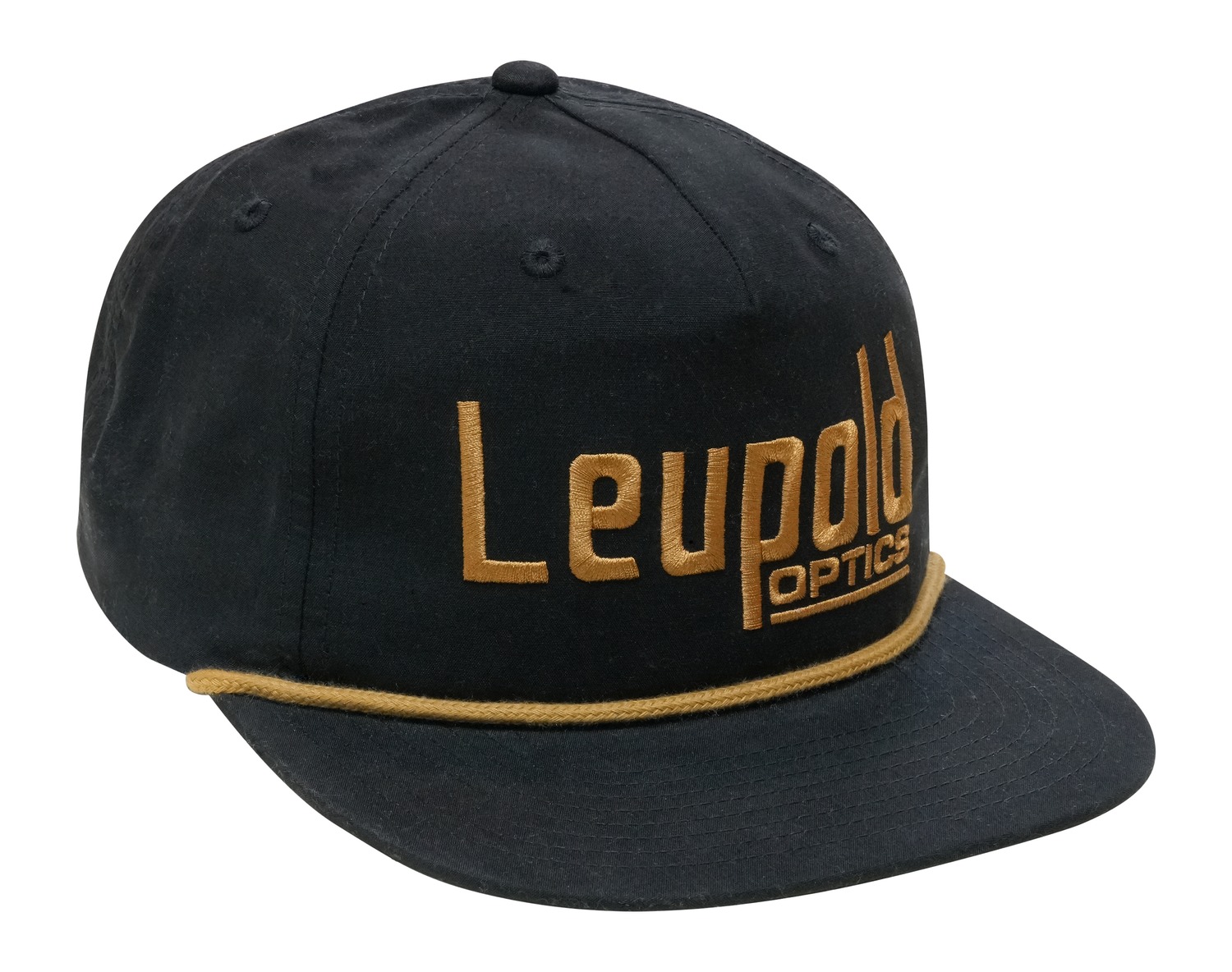 Black Leupold Optics embroidered baseball cap