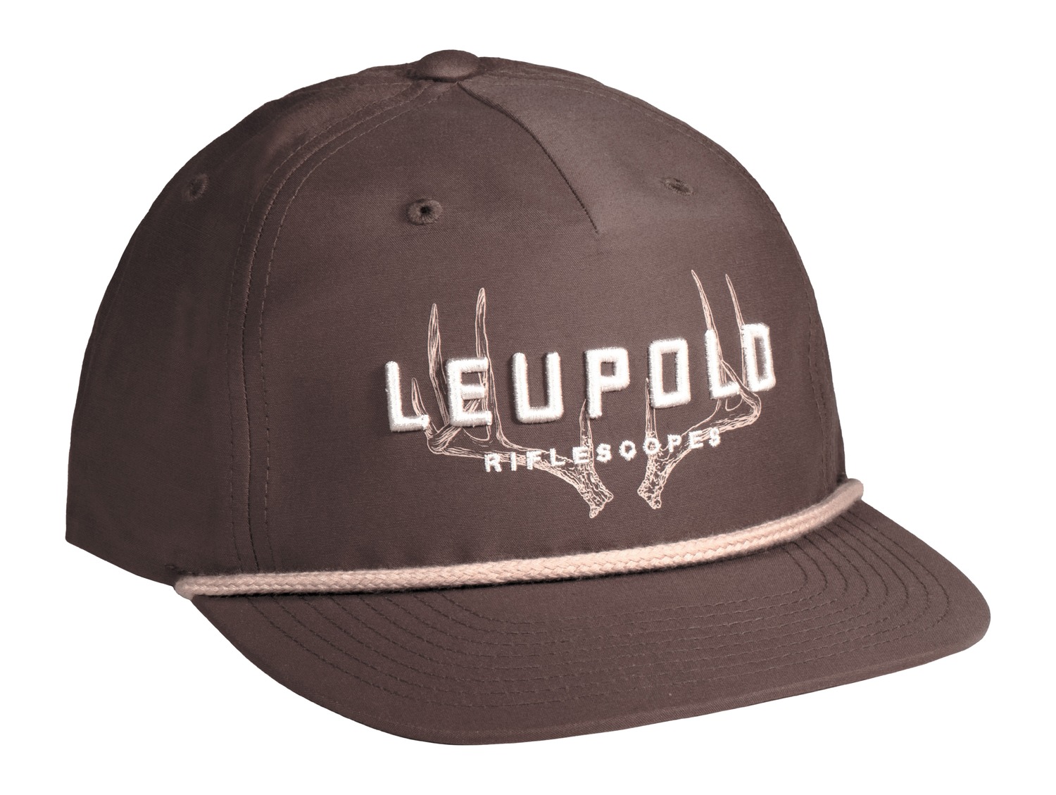 Brown Leupold Riflescopes embroidered baseball cap