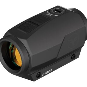 Compact black red dot sight optic device