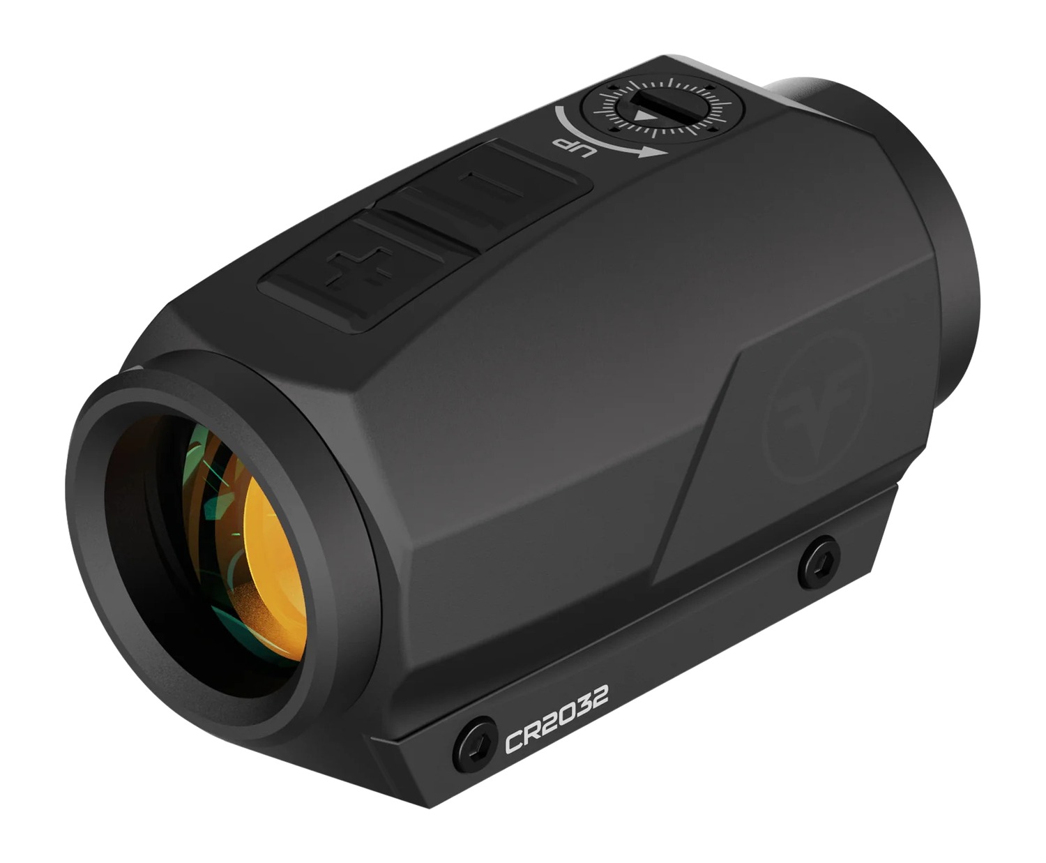 Compact black red dot sight optic device