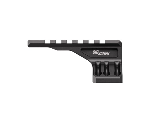 Black SIG Sauer optic mount rail