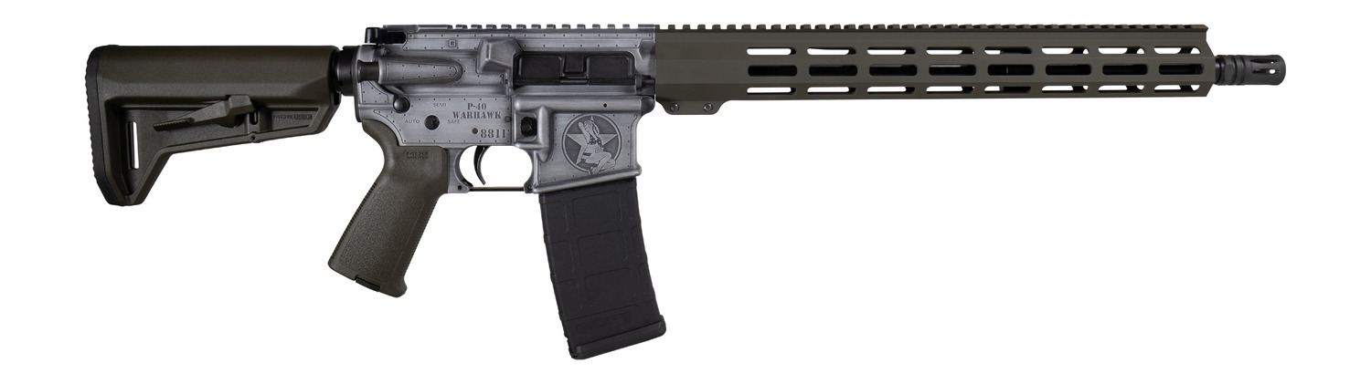 Modern semi-automatic rifle with detachable magazine